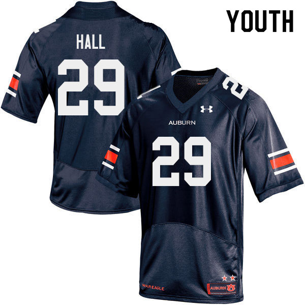 Youth #29 Derick Hall Auburn Tigers College Football Jerseys Sale-Navy - Click Image to Close